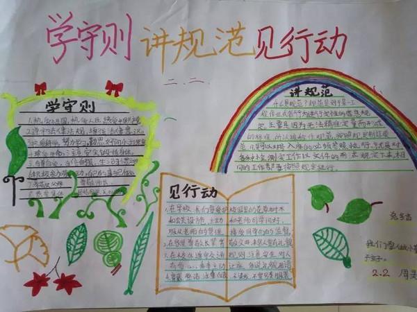 小学生学习守则手抄报 小学生守则手抄报