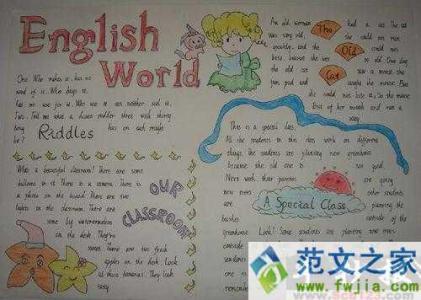 english world英语手抄报 word手抄报