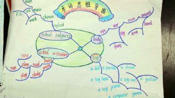 英语单元思维导图手抄报 英语手抄报