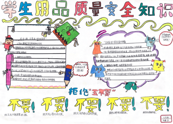 学生用品质量安全知识进校园手抄报评比