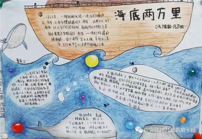 海底两万里手抄报