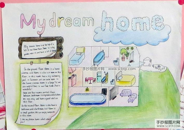 mydreamhome英语手抄报