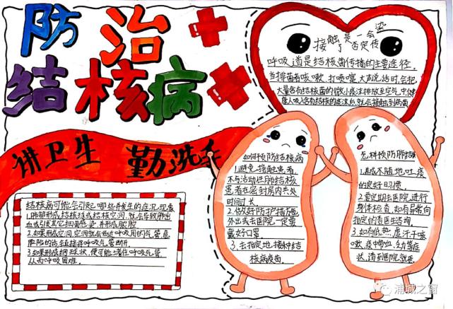 携手抗痨守住健康呼吸手抄报 健康手抄报