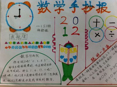 三年级简单数学手抄报三年级最简单的手抄报-146kb