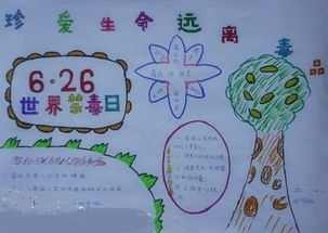 小学生禁毒手抄报