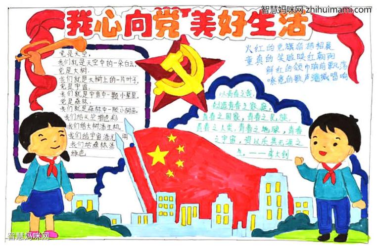 我心向党手抄报绘画一等奖-图3我心向党手抄报绘画一等奖-图2我心向党