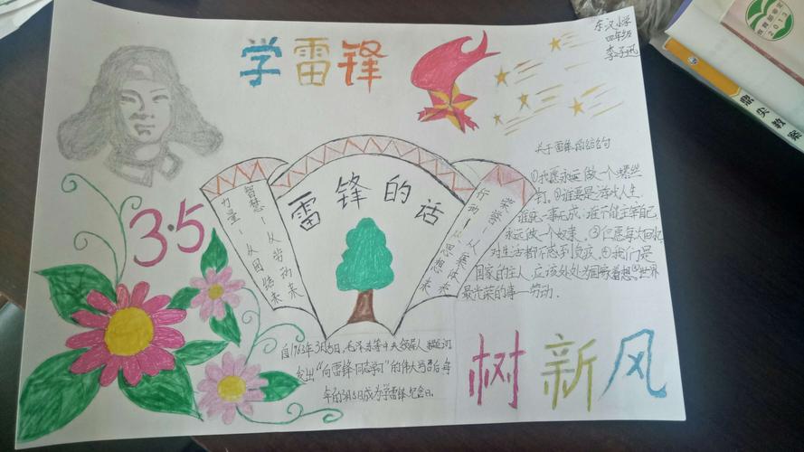 学雷锋争做新时代好少年----东汉小学开展学雷锋手抄报活动