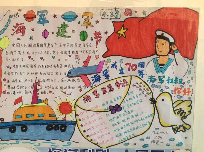 海军70周年手抄报70周年手抄报