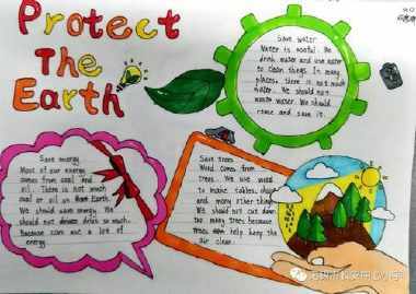 晒晒我们的英语手抄报保护环境珍爱地球英文手抄报活动1904手抄报集锦