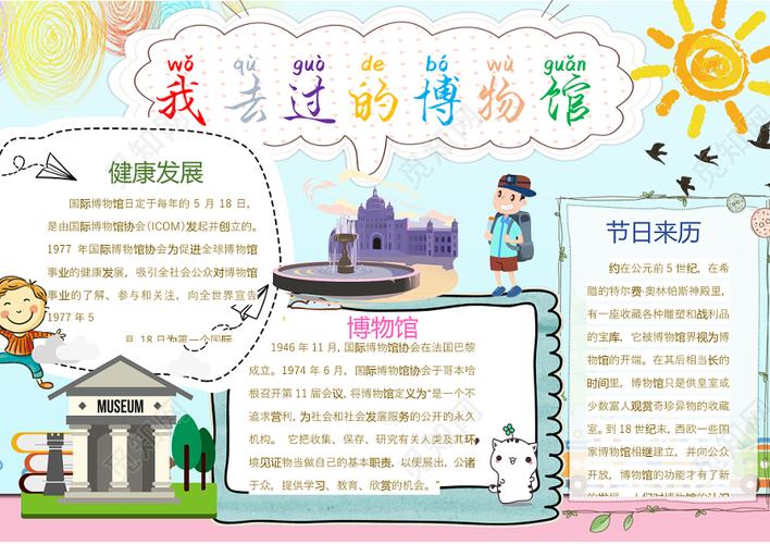 我去过的博物馆小学生主题手抄报