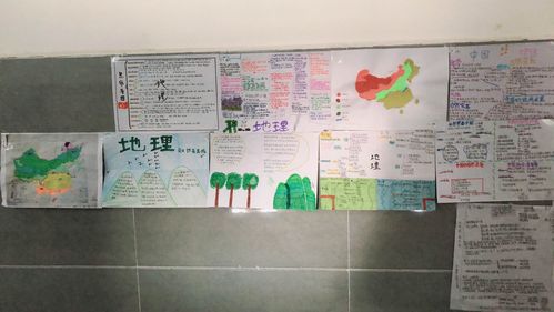 学科活动--地理学科手抄报及地图学具制作活动展示