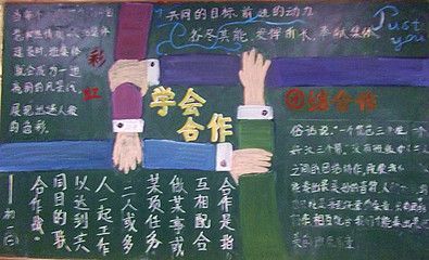 学会交往手抄报学会感恩手抄报