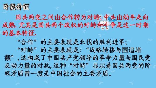 从国共合作到国共对峙的手抄报 手抄报图片大全