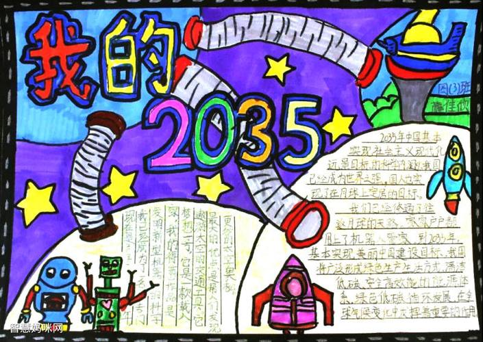 2035年的我手抄报优秀作品