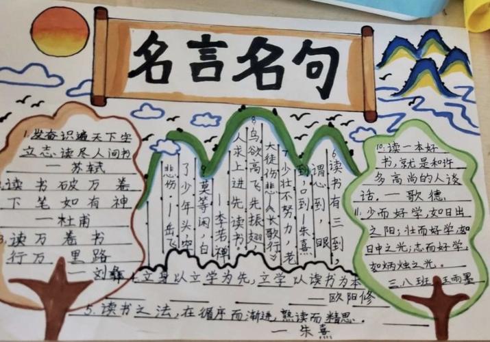 勤奋读书成就无限 ------万佳小学三年级世界读书日主题手抄报活动