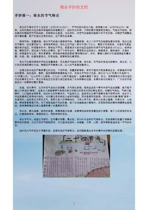 雨水手抄报图片大全.pdf 1页