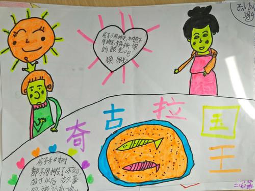 奇思妙想的小蜜蜂育才小学2017级6班读书手抄报