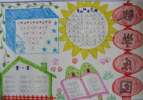 四年级数学手抄报四年级趣味数学手抄报内容资料