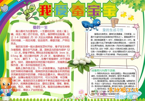 中小学生自然科学手抄报图片奇幻动物园