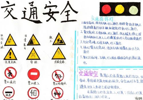 洮南市中小学生交通安全手抄报大赛优秀作品展示第二批