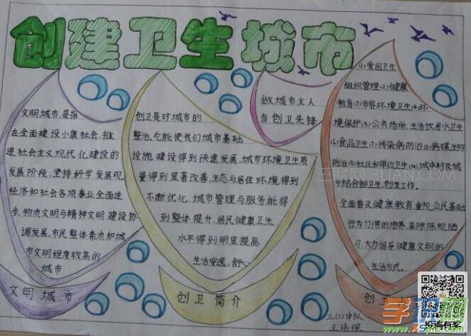 环境卫生小学生手抄报-齐做好学生 大家保清洁