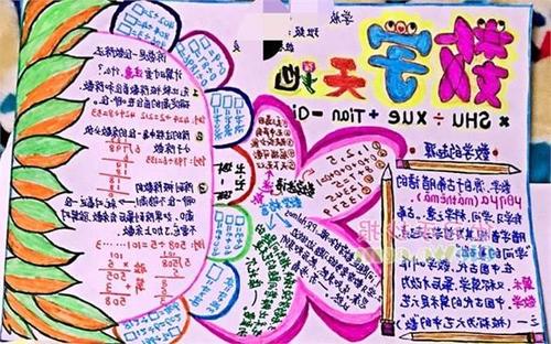 四年级下册数学手抄报资料