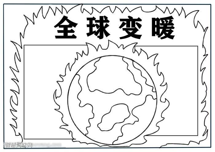 全球变暖手抄报一等奖作品