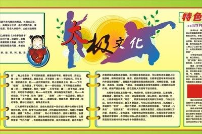 中学生太极拳手抄报中学生手抄报