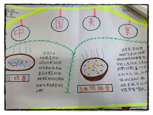 二年级吃货大行动手抄报二年级手抄报