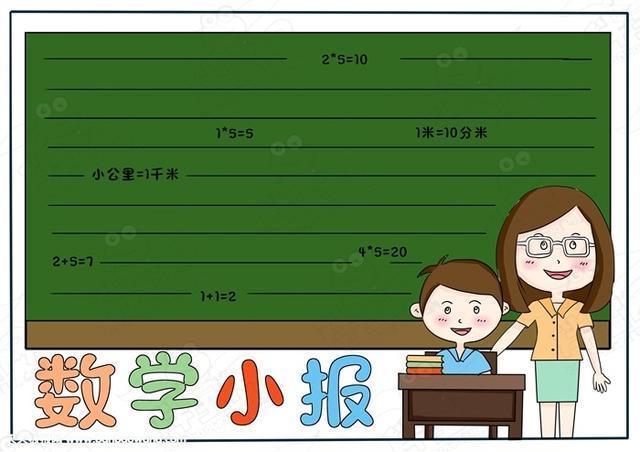 曲洲老师简单数学手抄报简单数学手抄报