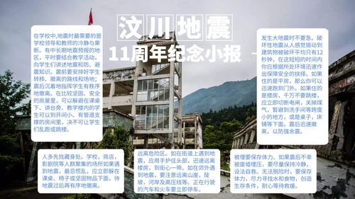 防地震手抄报-汶川地震11周年纪念手抄报在线图片制作-图怪兽