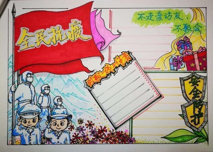 大全幼儿园-防病毒手抄报大全冠状病毒祈祷湖北早日战胜疫情的句子 1