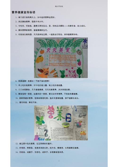 中国学生营养日手抄报图片pdf2页