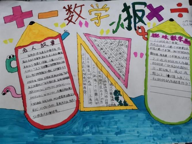 其它 趣味数学手抄报 写美篇 为了激发小学生学习数学的兴趣提高数学