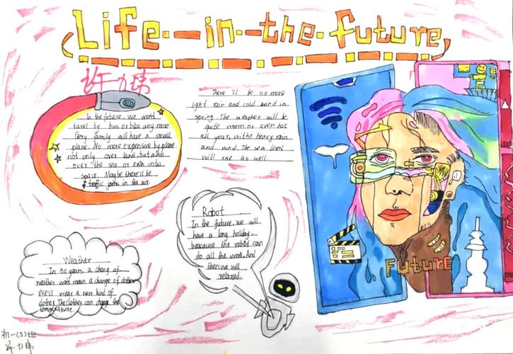 life in the future主题英语手抄报手抄报模板大全零二七艺考