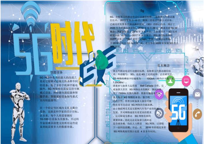 5g时代手抄报电子小报word小报.docx