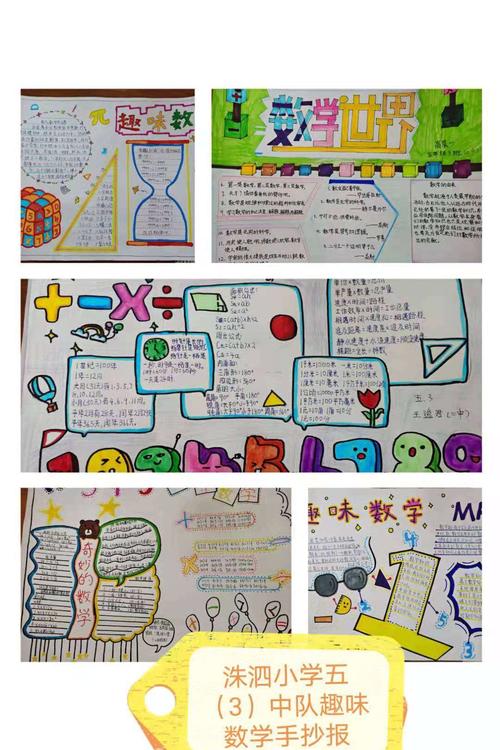 洙泗小学举办趣味数学手抄报创作大赛