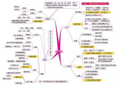 初一第一单元数学思维导图手抄报 开学第一课手抄报