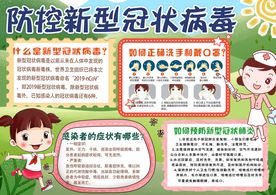 新型冠状病毒手抄报