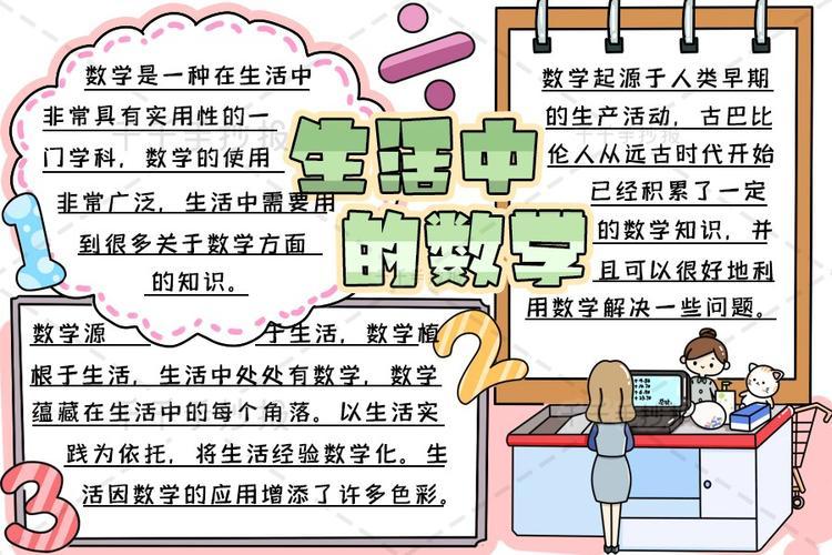 份数学手抄报数字主题趣味数学快乐无限1905班孩子们有趣的数学手抄报