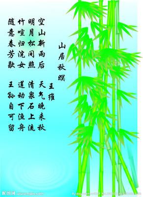 带有竹子花的手抄报 关于竹子的手抄报