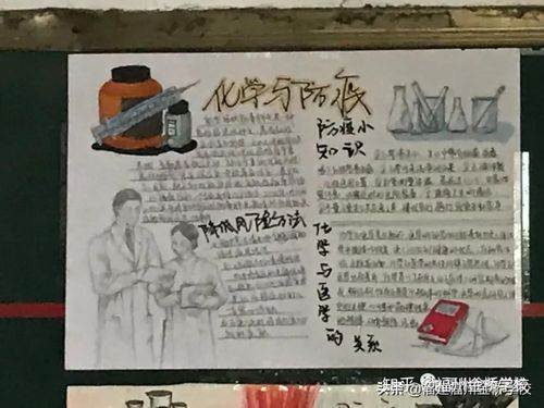 化学与防疫手抄报活动