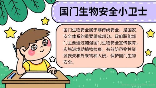 关于国门生物安全小卫士的手抄报怎么画国门生物安全小卫士手抄报大全