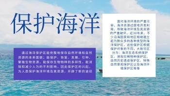 关于保护蓝色海洋的手抄报 保护海洋的手抄报