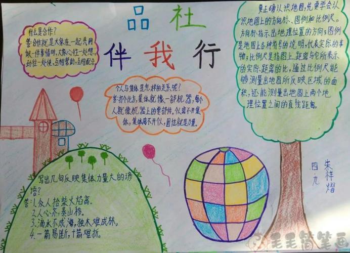 小学生品行培养手抄报小学生手抄报