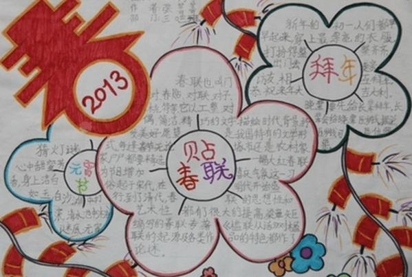 六年级喜乐迎新年手抄报模板合集