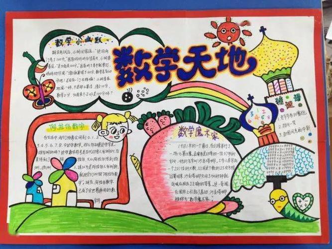 小学数学手抄报合集暑假就能用|数学新浪新闻