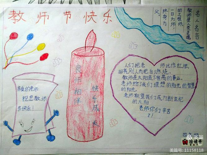 庙张小学师恩难忘祝福手抄报锦集