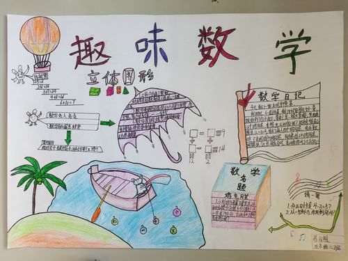 妙趣横生的数学手抄报宁南县民族小学校五年级数学组年级活动