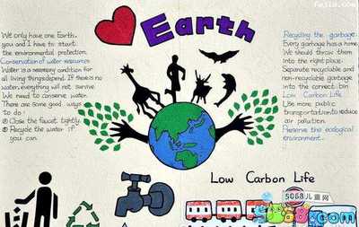 保护地球英语手抄报获奖作品英语手抄报-英语-57kb